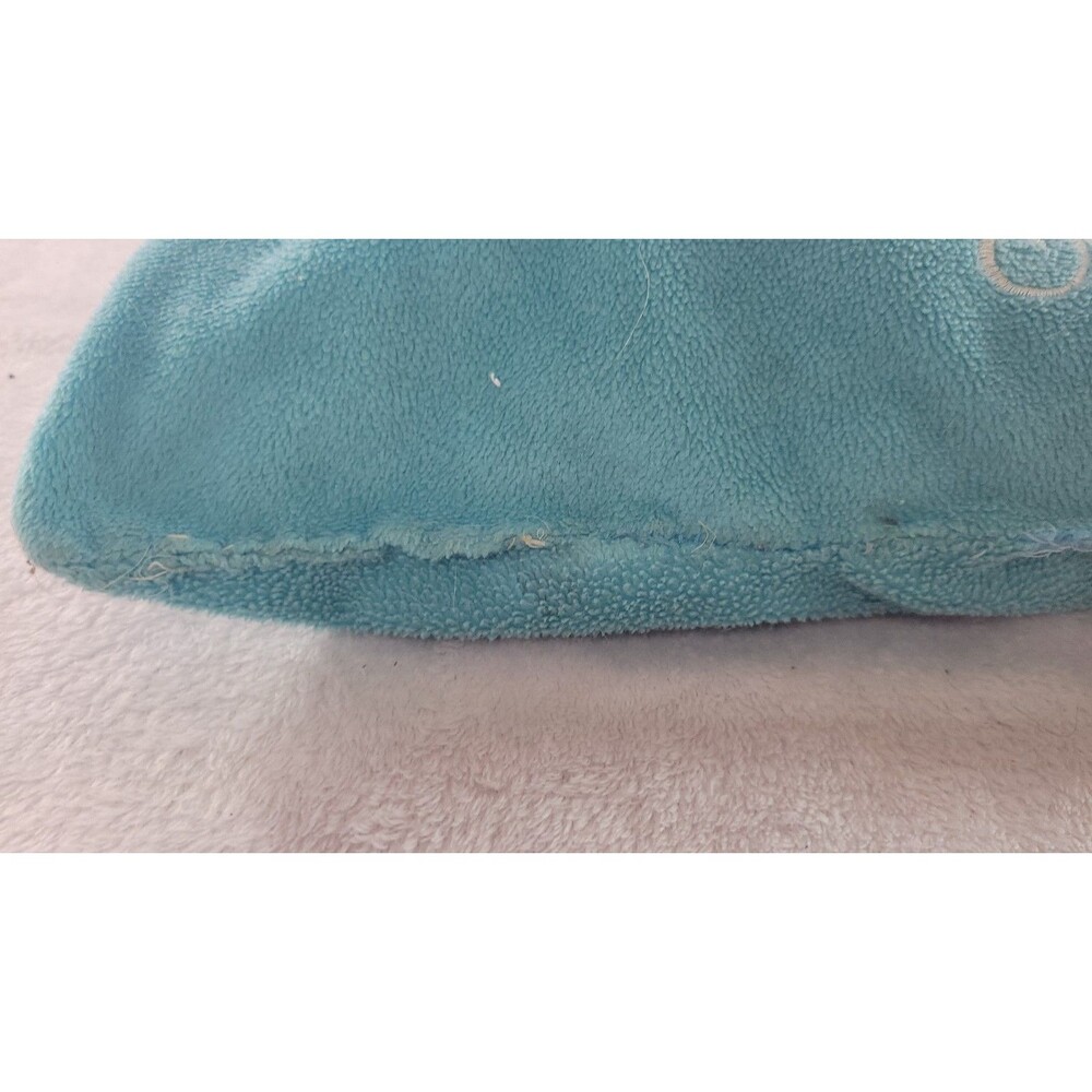 Y2K Blue Angel Plush Pillow 15x15 Embroidered Blonde Aesthetic Fleece Star Decor - Picture 6 of 12